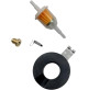 Carburetor Rebuild Kit FOR OMC JOHNSON EVINRUDE - Replacement for: 398729 - 396701 - 392061 - 9-37107 - 18-7222 - 18-7042 - 18 20 25 28 30 35 40 45 48 50 55 60 65 70 75 HP Outboard Motors (With Float) - 392061 - RCMA